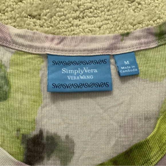 Simply Vera Wang 3/4 sleeve top - Picture 2 of 6